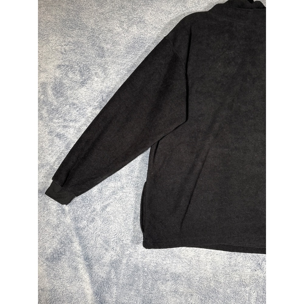 Vintage Disneyland Mickey Mouse Fleece Pullover Black 1955 Classic Large USA - Picture 7 of 10